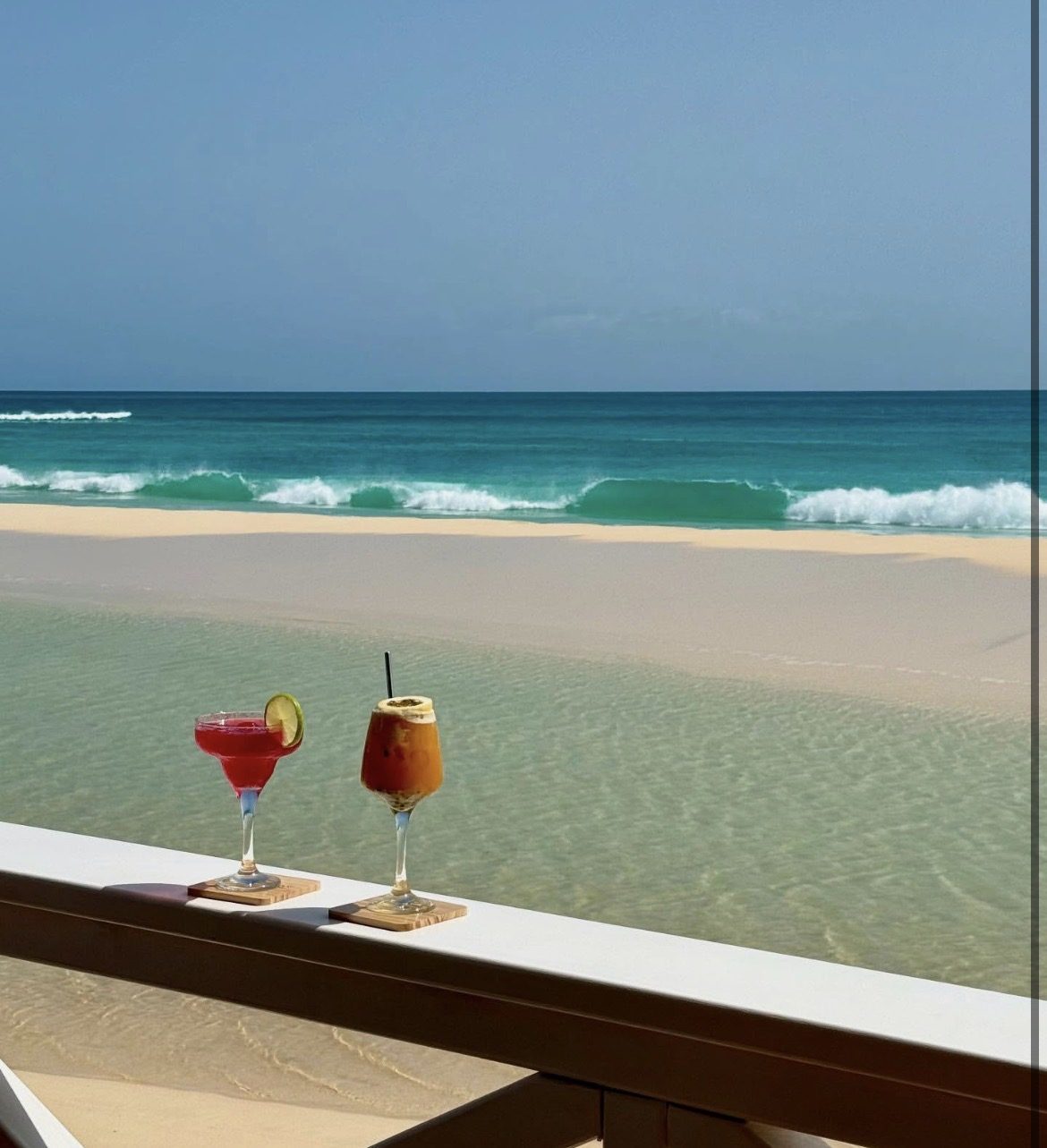 Cocktails face à la mer