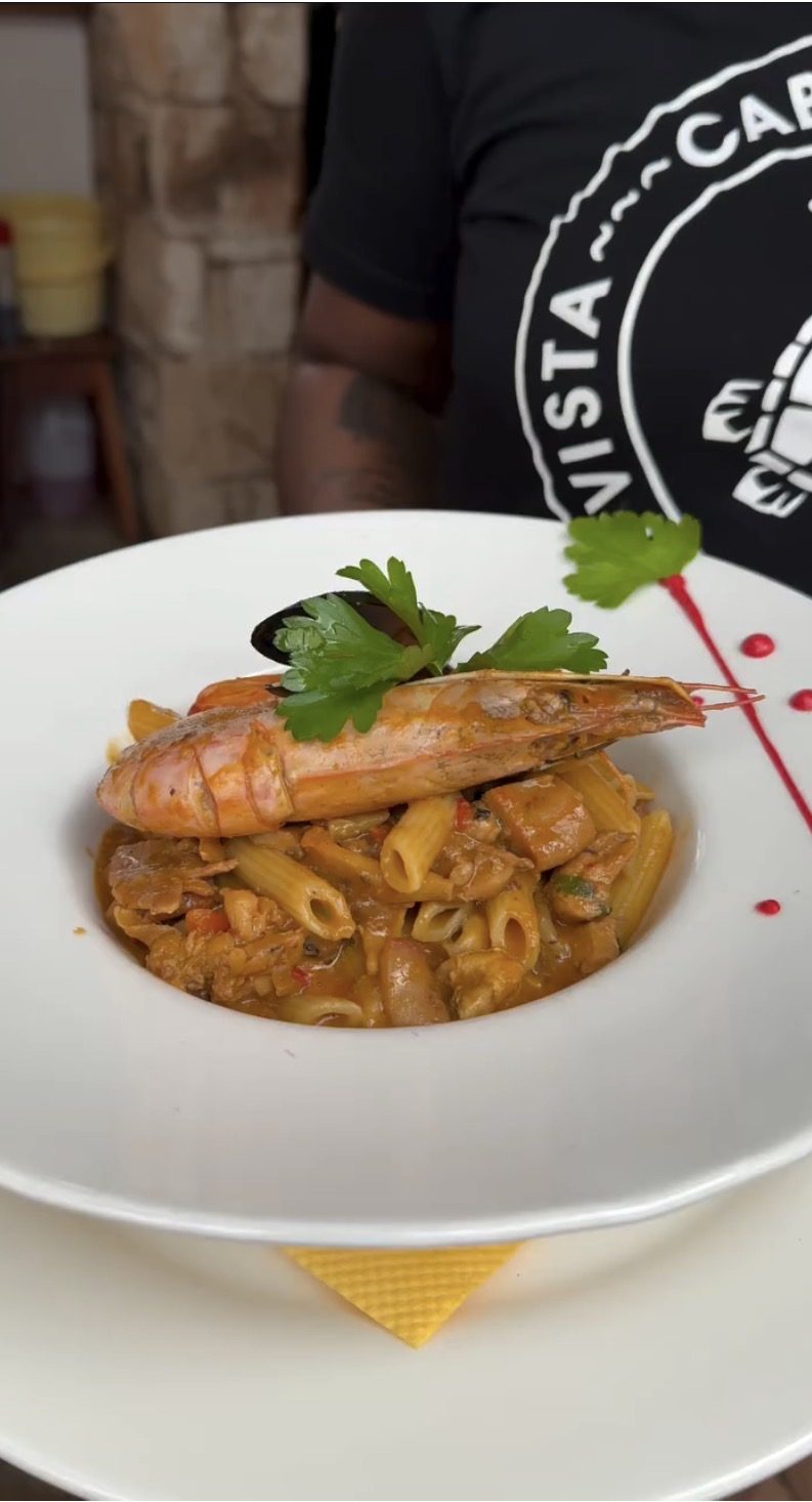 Pâtes aux crevettes