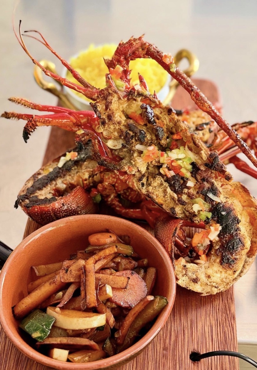 Langouste fraîche de Santa Monica
